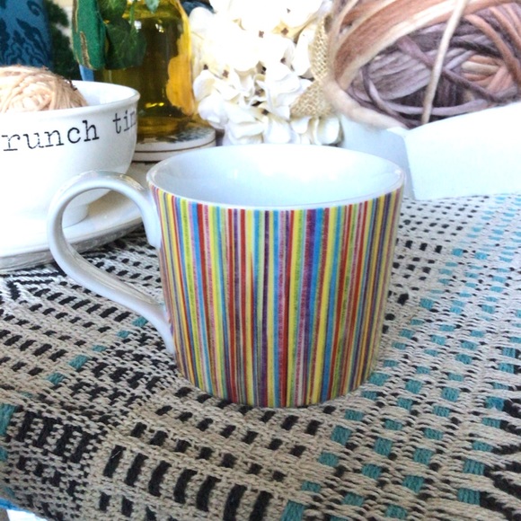 Starbucks Multi-Color Striped Coffee Mug NEW - Picture 3 of 5